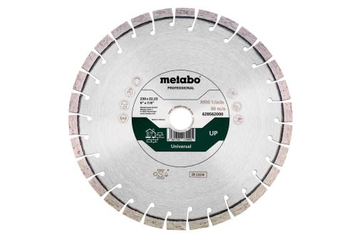 METABO Diamantdoorslijpschijf Dia-TS 230x22,23 mm - UP, Universeel, Professioneel 628562000