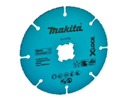 MAKITA diamantdoorslijpschijf TCT X-Lock 125x2x22,23 mm E-11776