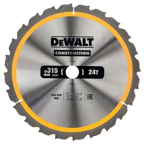 DeWALT Zaagblad voor hout 315 x 30 mm DT1961