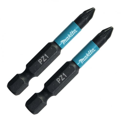 MAKITA torsiebit 1/4" IMPACT ZWART PZ1, 50 mm 2 stuks B-63747