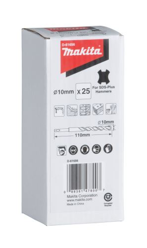 MAKITA boor SDS-Plus D 10x42/110 mm, 25 stuks (pak) D-61656