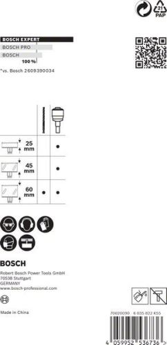 BOSCH EXPERT adapter Power Change Plus en centreerboor HSS-G 7,15x105mm (2 stuks) 2608900527