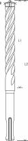 BOSCH Hamerboor SDS plus-7X (5 mm; 50 mm) 2608576104 (157)