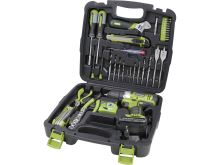 EXTOL CRAFT Accu boor-/schroevendraaier 12V Li-ion met gereedschap 422800