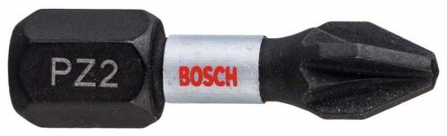 BOSCH PZ2 Impact Control bit 25 mm, 2 stuks 2608522401