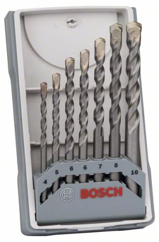 BOSCH 7-delige betonborenset CYL-3 4; 5; 6; 6; 7; 8; 10 mm 2607017082