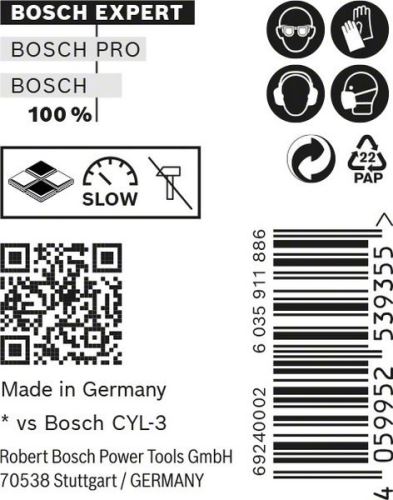 BOSCH EXPERT CYL-9 MultiConstruction 7x60, 10 stuks 2608900642