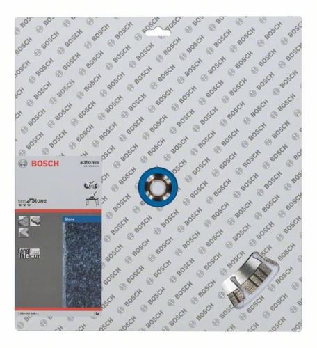 BOSCH Diamantdoorslijpschijf Best for Stone 350 x 20,00+25,40 x 3,2 x 15 mm 2608602648