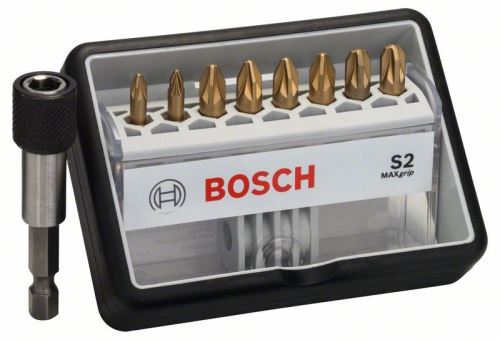 BOSCH Schroevendraaierbitset Robust Line, S Max Grip 25 mm (8+1 stuks) 2607002575