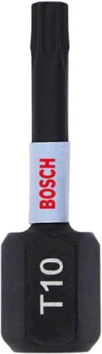 BOSCH T10 Impact Control-bit 25 mm, 2 stuks 2608522472