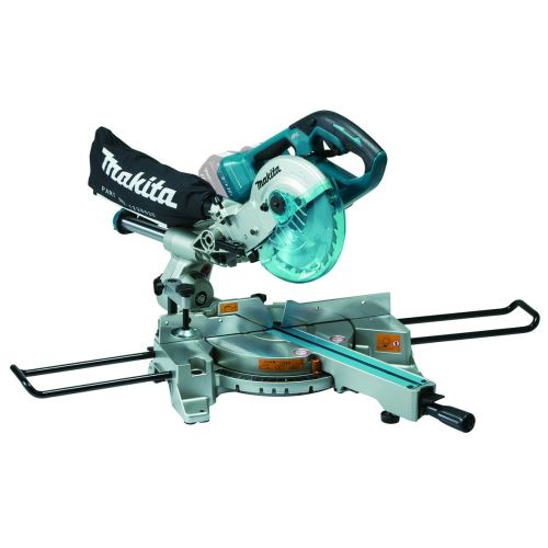 MAKITA Accu-verstekzaag 190 mm, Li-ion LXT 2 x 18 V, zonder accu DLS714NZ