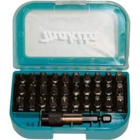 MAKITA set 1/4" bits PH, PZ, Torx 31-dlg P-73374