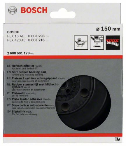 BOSCH Schuurschijven zacht, 150 mm 2608601179