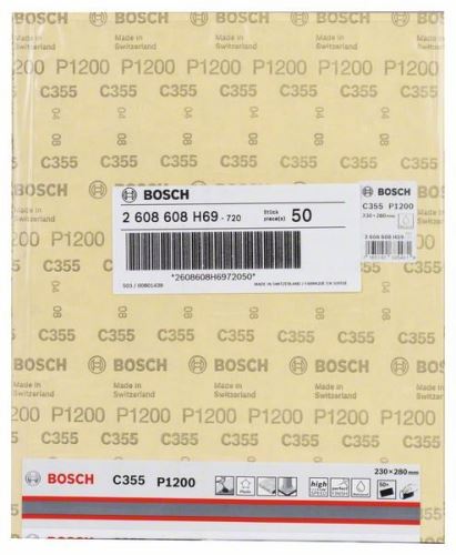 BOSCH Schuurpapier C355 230 x 280 mm, 1200 2608608H69