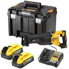 DeWalt Cirkelzaag 18v XR FlexVolt Advantage + 2x5AH Powerstack DCS386H2T