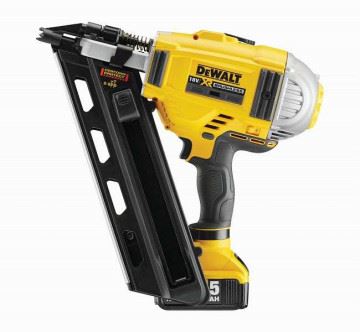 DeWALT Accu-spijkermachine 90 mm, 18 V / 5,0 Ah, DCN695P2