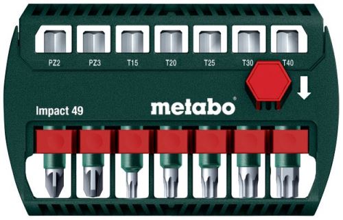 METABO Bitset 49 mm (7-dlg) voor slagmoersleutels 628850000