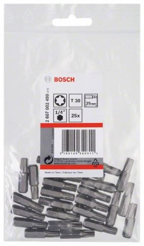 BOSCH Schroevendraaierbit extra hard Extra-Hart T30, 25 mm (25 stuks) 2607002499