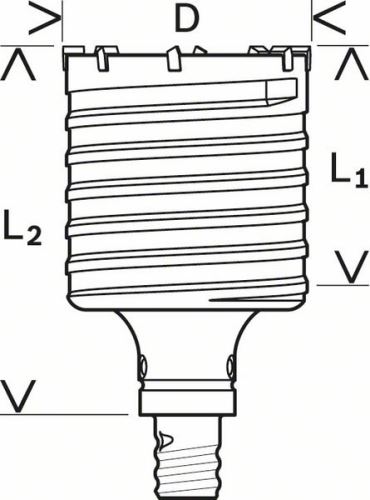 BOSCH Holboor SDS-max-9 125 x 80 x 97 mm 2608580525