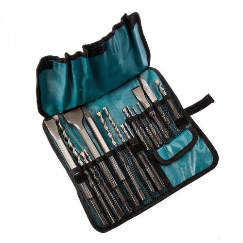 MAKITA set boren en beitels SDS-Plus in textielkoffer, 17-dlg D-53073