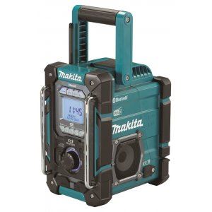 MAKITA Oplaadbare radio met oplader, DAB, Bluetooth, Li-ion CXT 10,8/12V, LXT14,4/18V Z DMR301