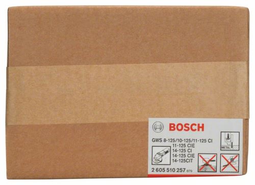 BOSCH Beschermkap met afdekplaat 125 mm 2605510257