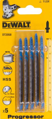 DeWALT Zaagblad Progressor 100 mm voor metaal, platen, buizen tot 10 mm (5 stuks) DT2058