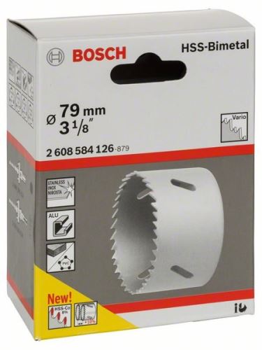 BOSCH HSS-bimetaal perforator voor standaard adapter 79 mm, 3 1/8" 2608584126