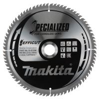 MAKITA bladzaag hout Efficut 260x2,15x30 mm 80 tanden B-67290